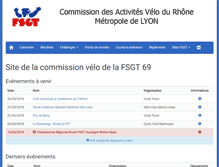 Tablet Screenshot of cyclismerhonefsgt.fr